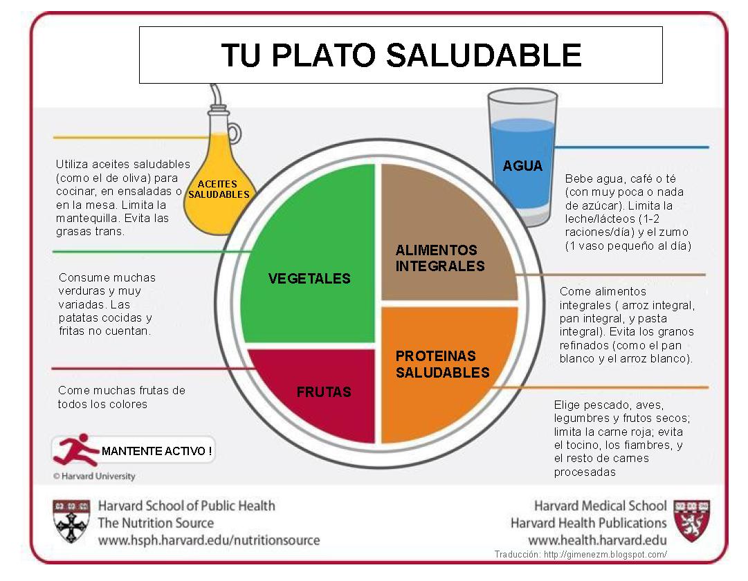 Plato saludable ejemplos